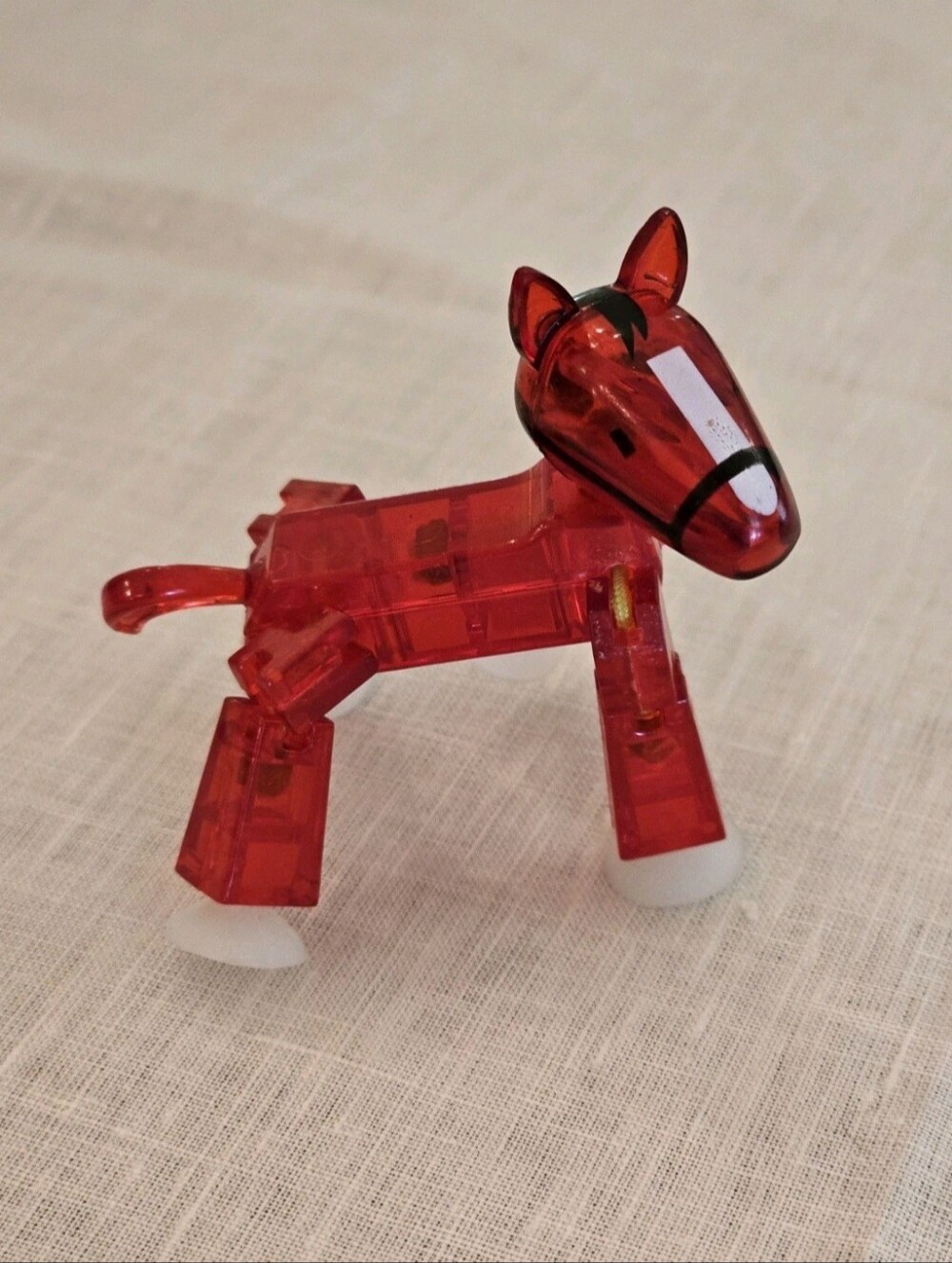 Zing Stikbot Pets Series 2 StikHorse Figure Translucent Red